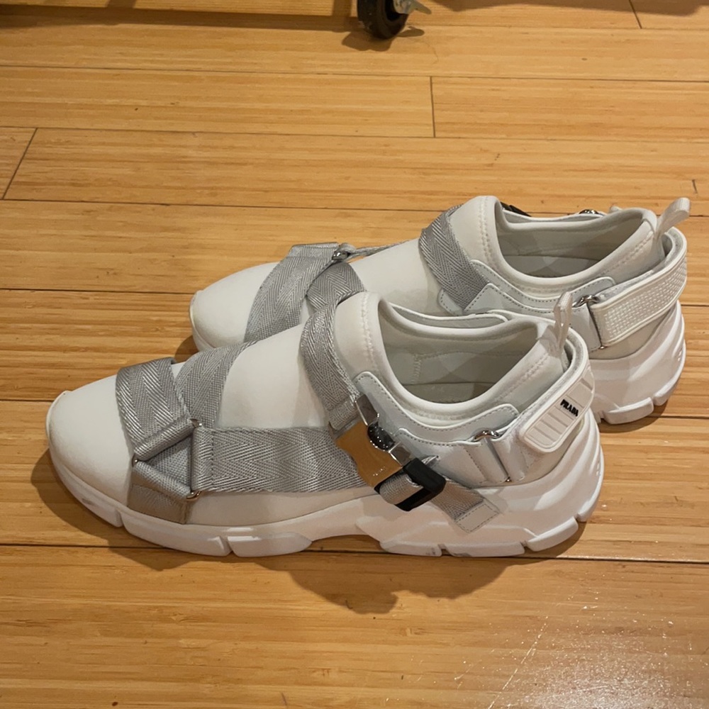 Prada sneakers.